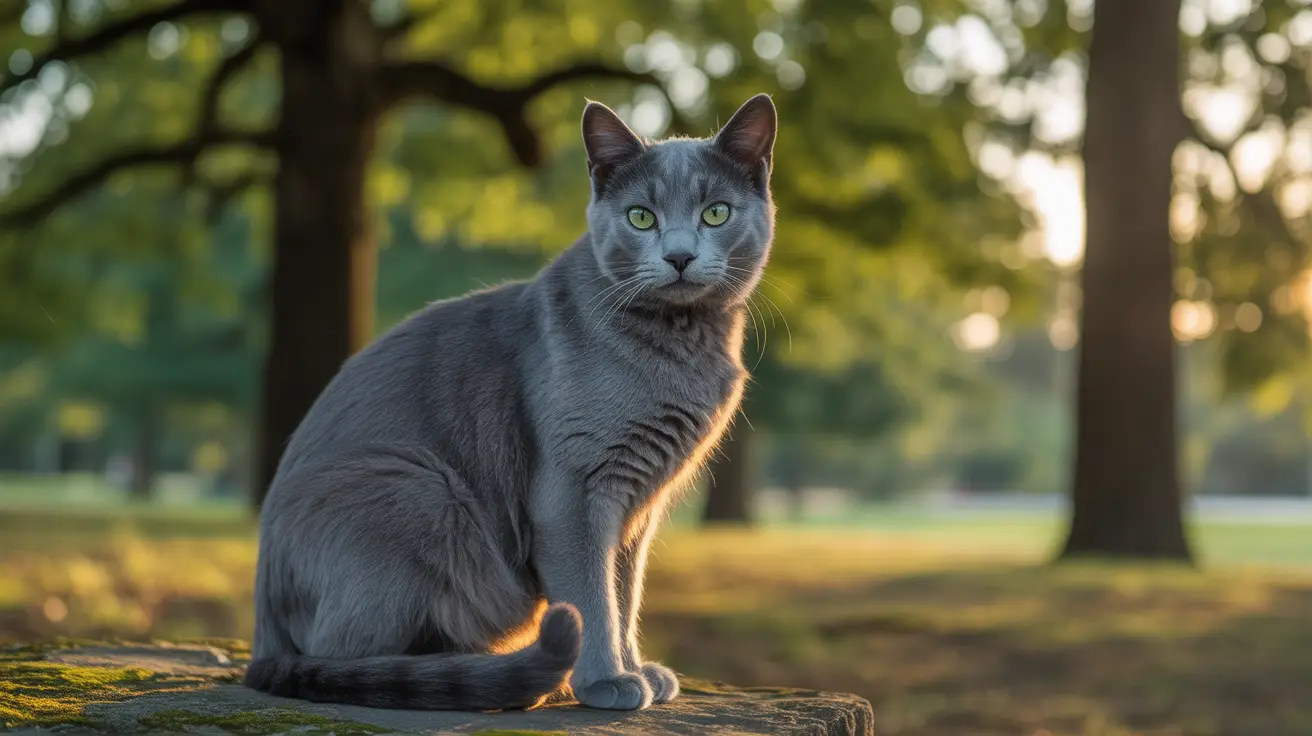Russian Blue Cat