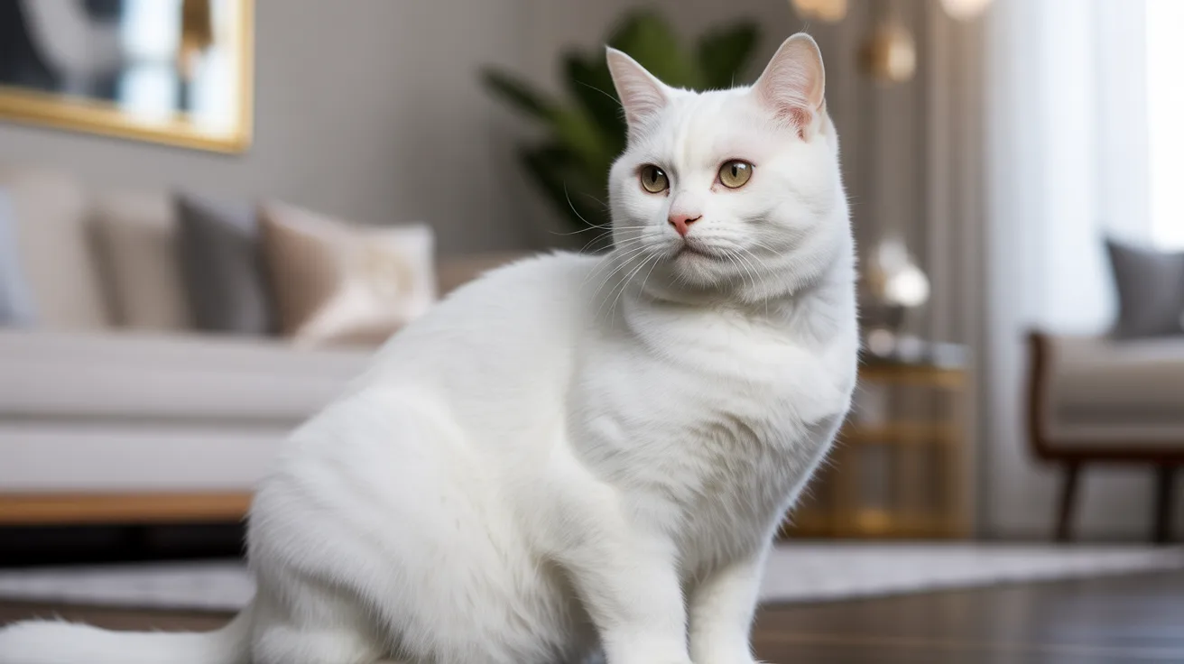 Russian White Cat